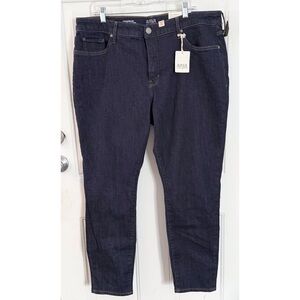 NWT Ana High-Rise Curvy Skinny Jeans in Dark Blue Size 20W